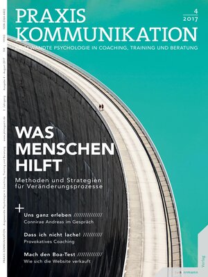 cover image of Praxis Kommunikation 4/2017 Einzelheft